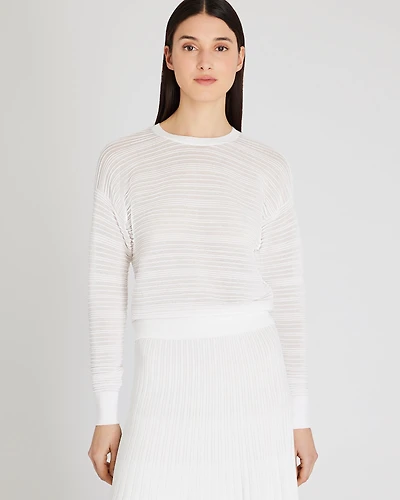 Sheer Ottoman Sweater