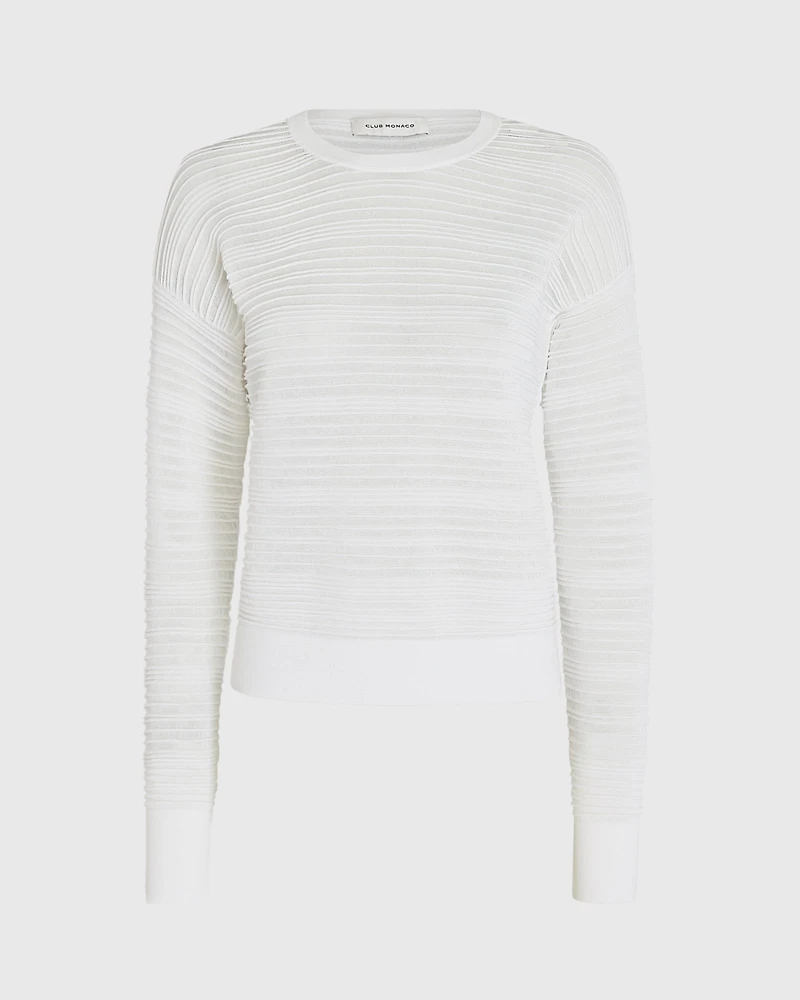 Sheer Ottoman Sweater