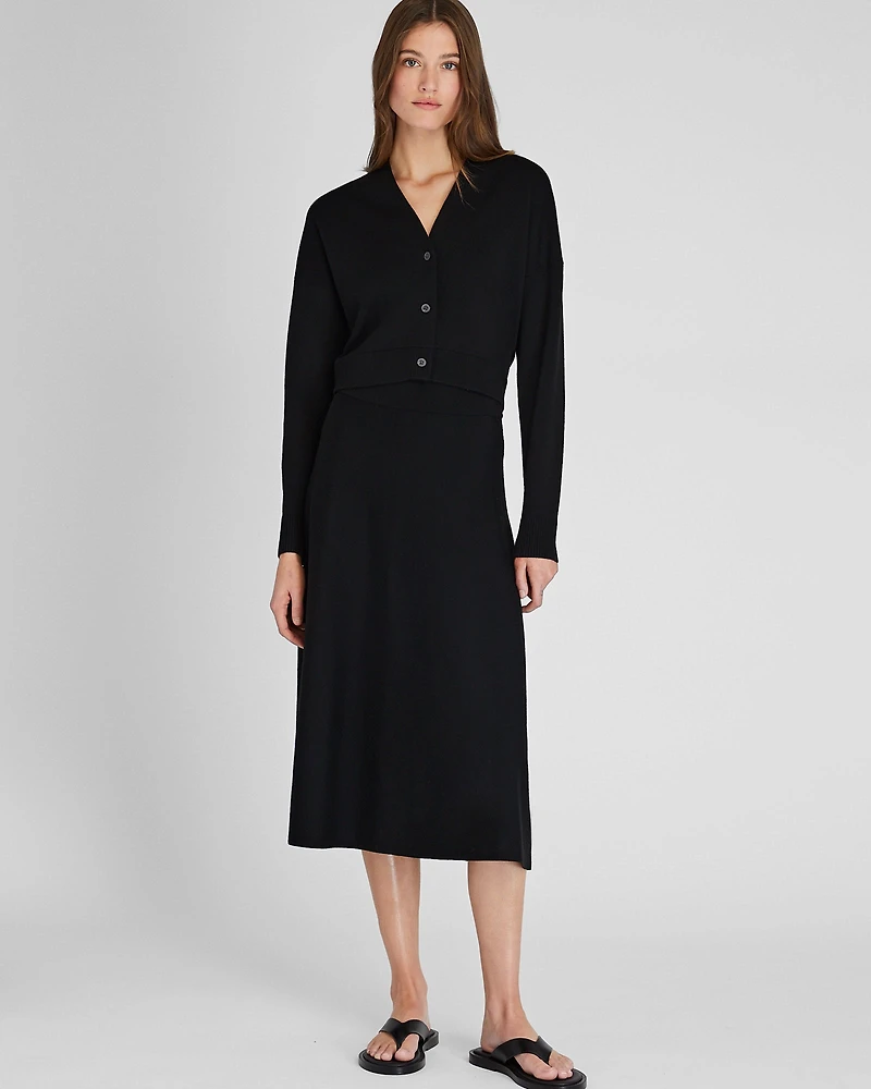 Merino Relaxed Cardigan