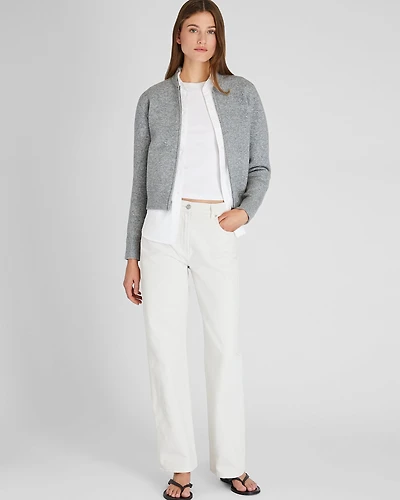 Straight Leg Cotton Twill Pant