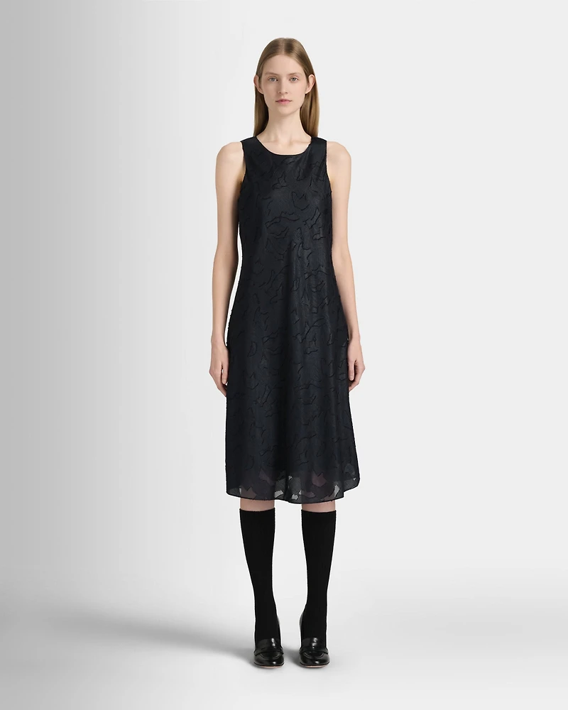 Burn Out A Line Dress