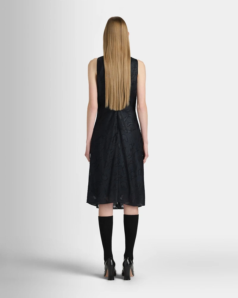 Burn Out A Line Dress