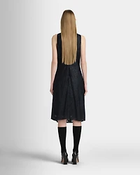 Burn Out A Line Dress