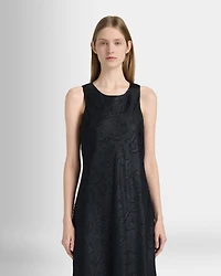 Burn Out A Line Dress