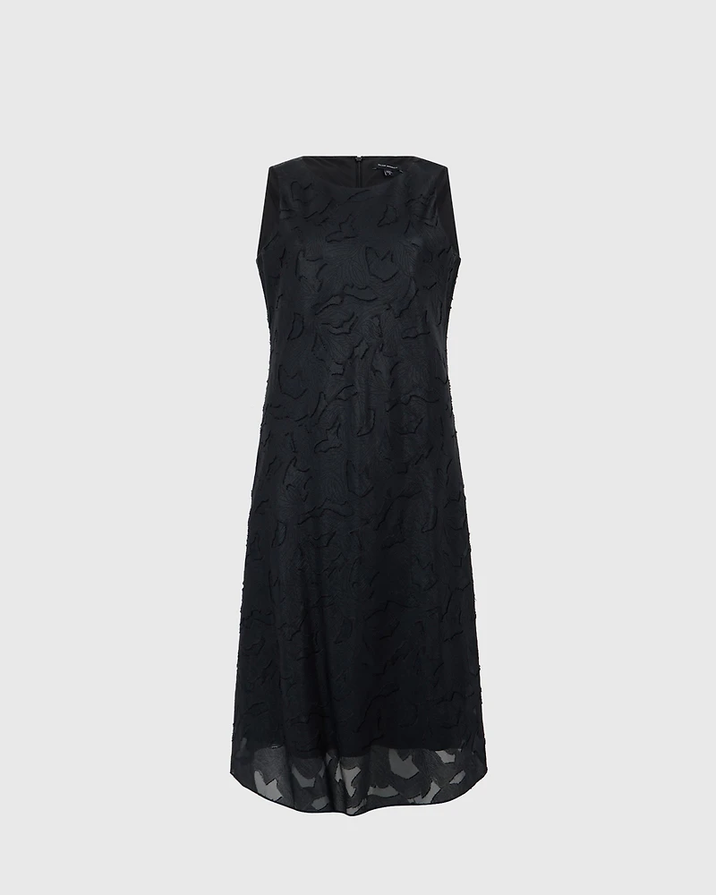 Burn Out A Line Dress