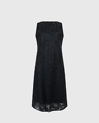 Burn Out A Line Dress