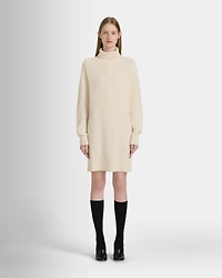 Cashmere Ribbed Cable Dress