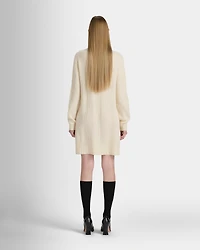 Cashmere Ribbed Cable Dress