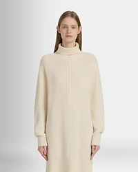 Cashmere Ribbed Cable Dress