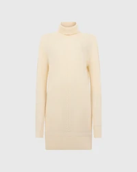 Cashmere Ribbed Cable Dress