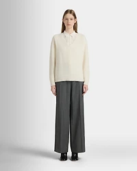 Cashmere Stitch V-Neck