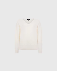 Cashmere Stitch V-Neck