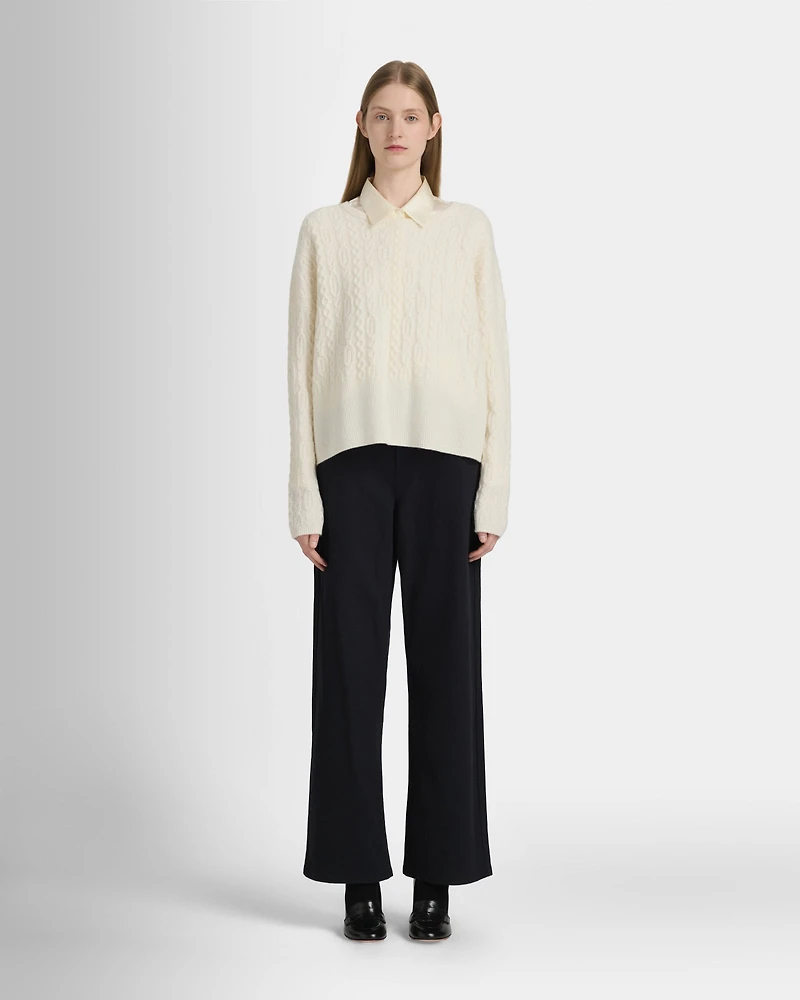 Cashmere Oversized Cable Sweater