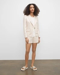 Classic Linen Blend Blazer