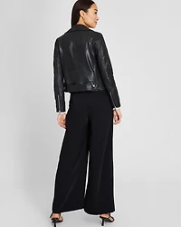 Wide Leg Crepe Trouser