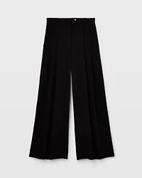 Wide Leg Crepe Trouser