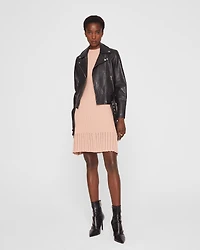 Sleeveless Ribbed Pointelle Dress