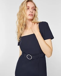 Belted Mini Dress