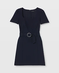 Belted Mini Dress