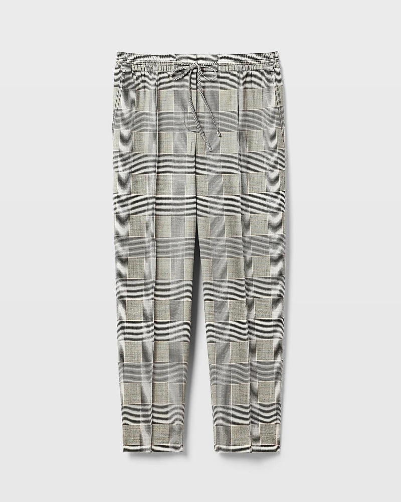 Plaid Tailored Jogger