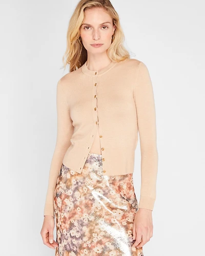 Merino Blend Cardigan