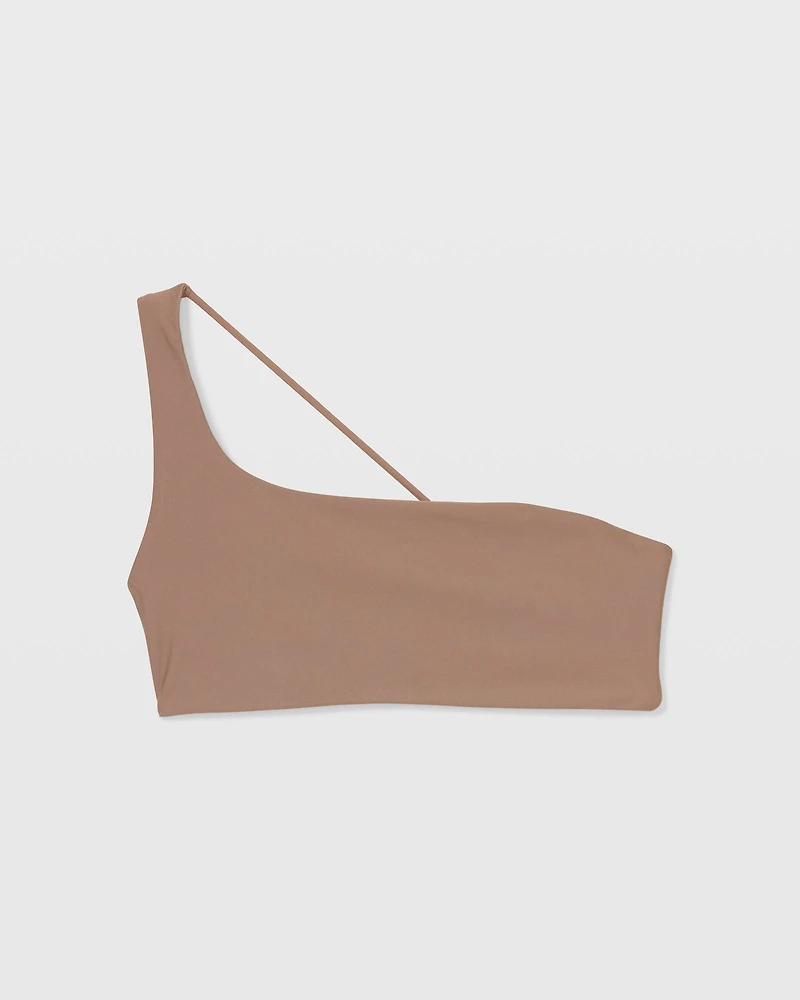Jade Apex One-Shoulder Bikini Top