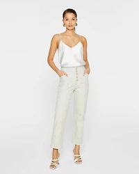 Button Front Utility Pants