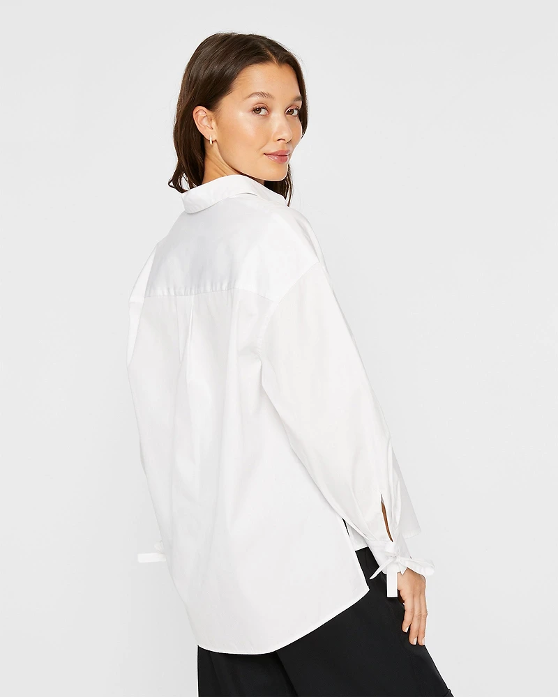 Tie Detail Weekend Shirt