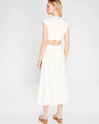 Twist Front Cut Out Maxi Dress