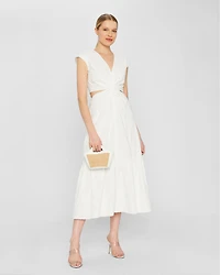 Twist Front Cut Out Maxi Dress