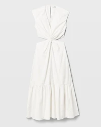 Twist Front Cut Out Maxi Dress