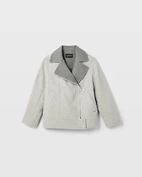 Two-Tone Moto Jacket