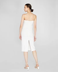 Front Twist Midi Dress