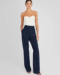 Plissé Bustier Top
