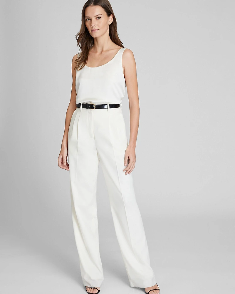 Luxe Silk Scoop Neck Top