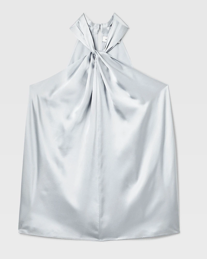 Silk Drape Halter Top