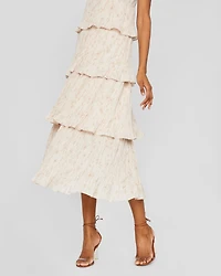 Pleated Tiers Occasion Dress