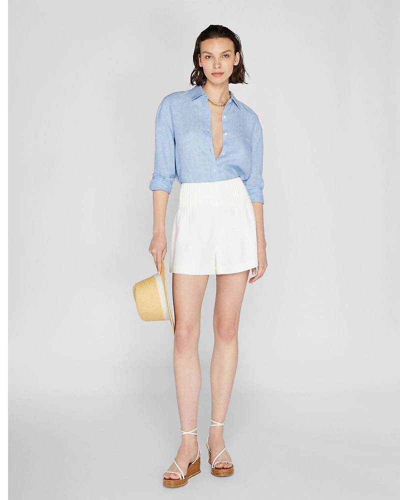 Pintuck Short