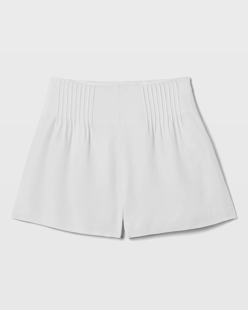 Pintuck Short
