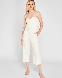 Anreannah Eyelet Wide Leg Pant