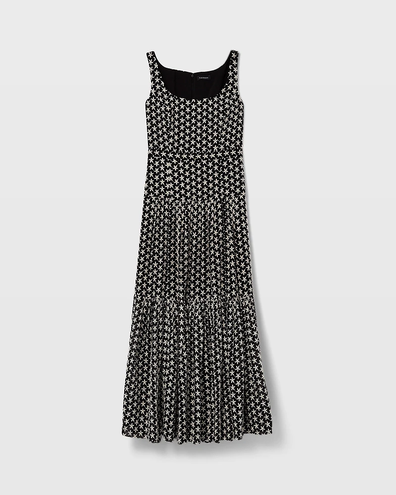 Embroidered Maxi Dress