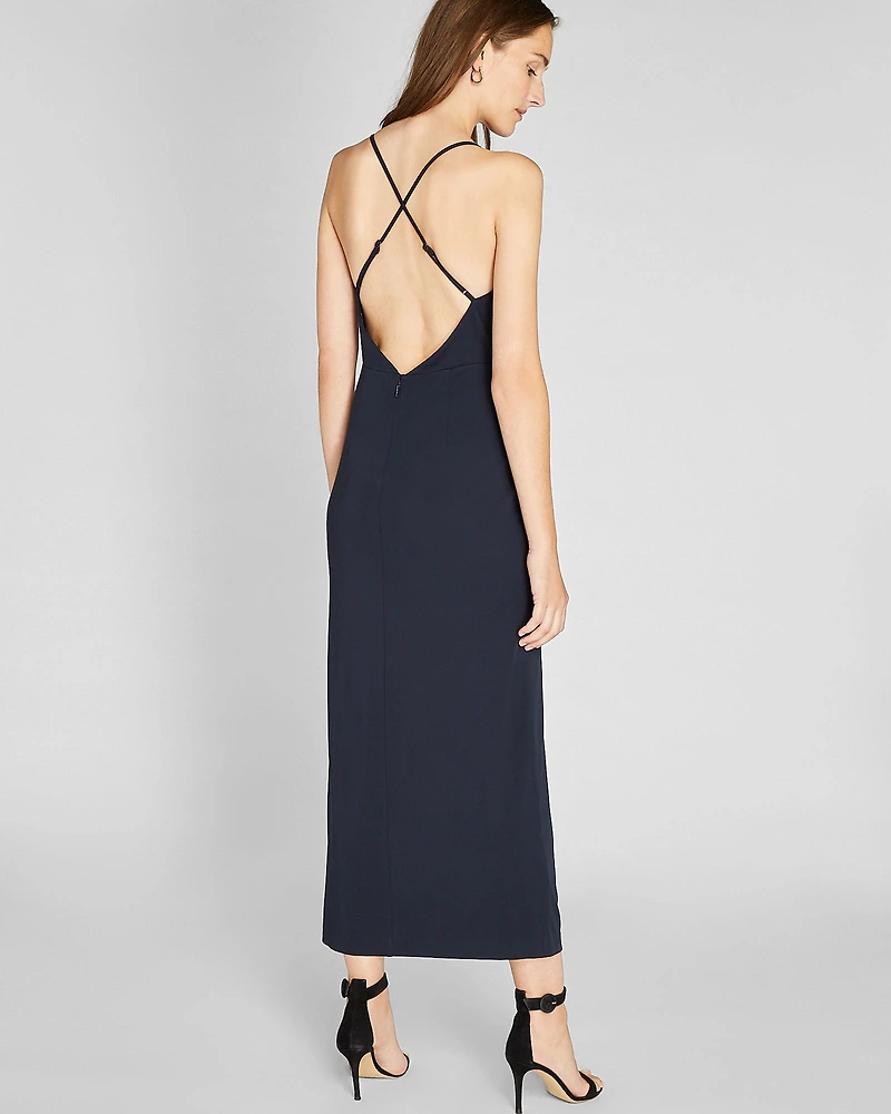 Cowl Neck Maxi Dress