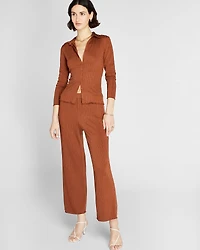 Long-Sleeve Ribbed Cardi