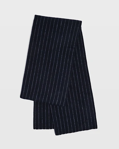 Double-Faced Striped Scarf