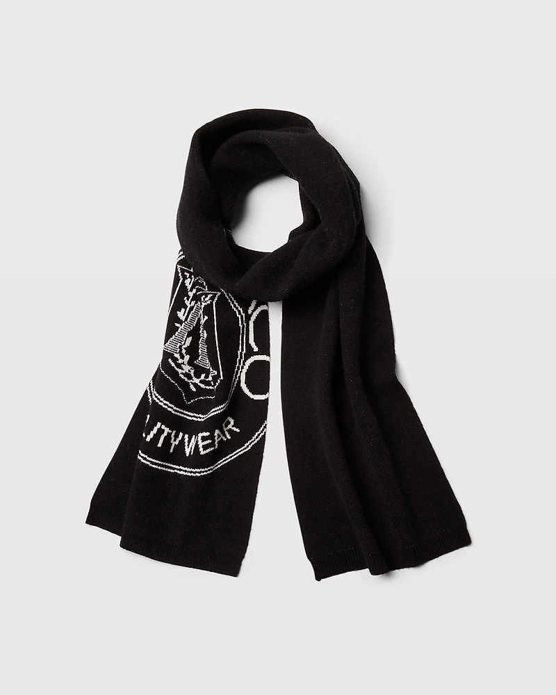 Crest Wool Scarf