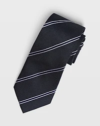 CM Stripe Silk Tie