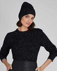 Glitter Bouclé Hat
