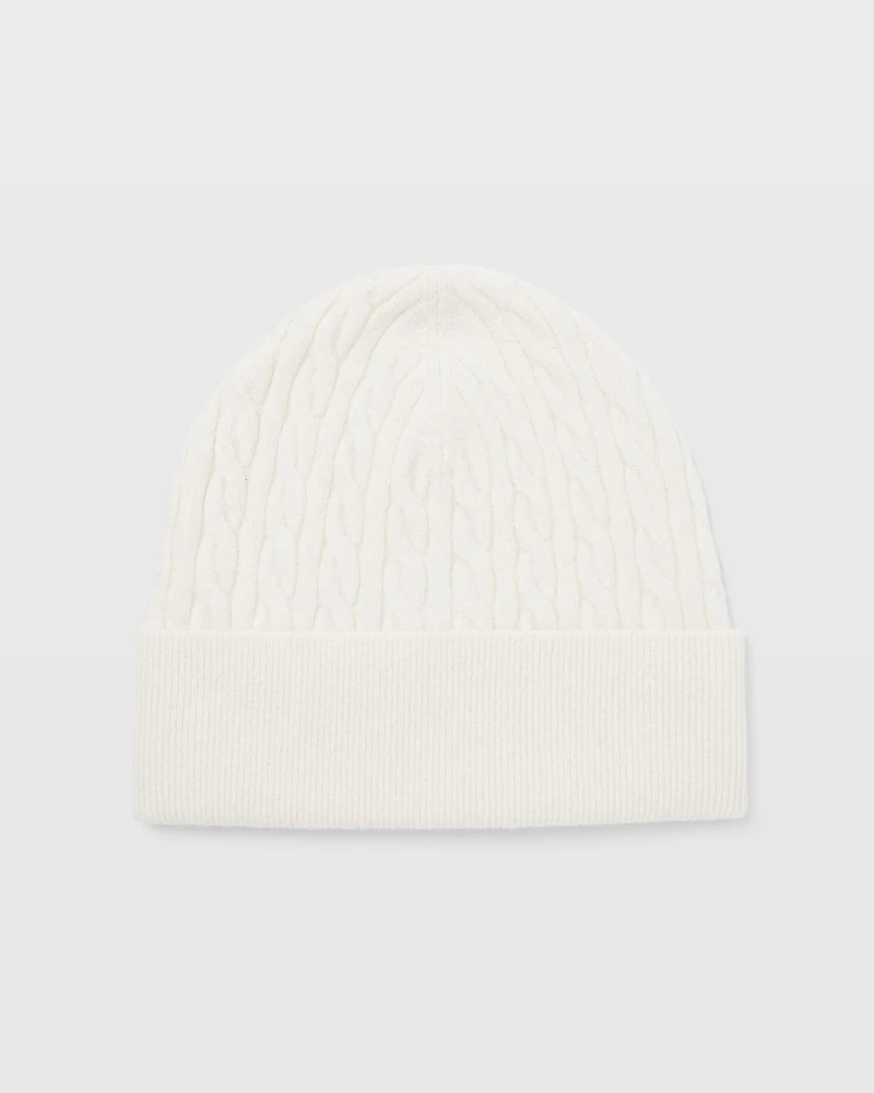 Cable-Knit Cashmere Hat