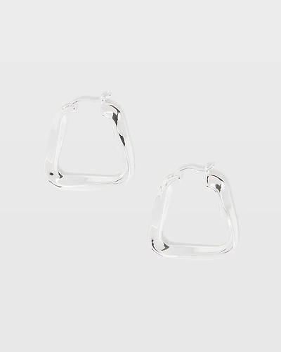 Twisted Triangle Hoops