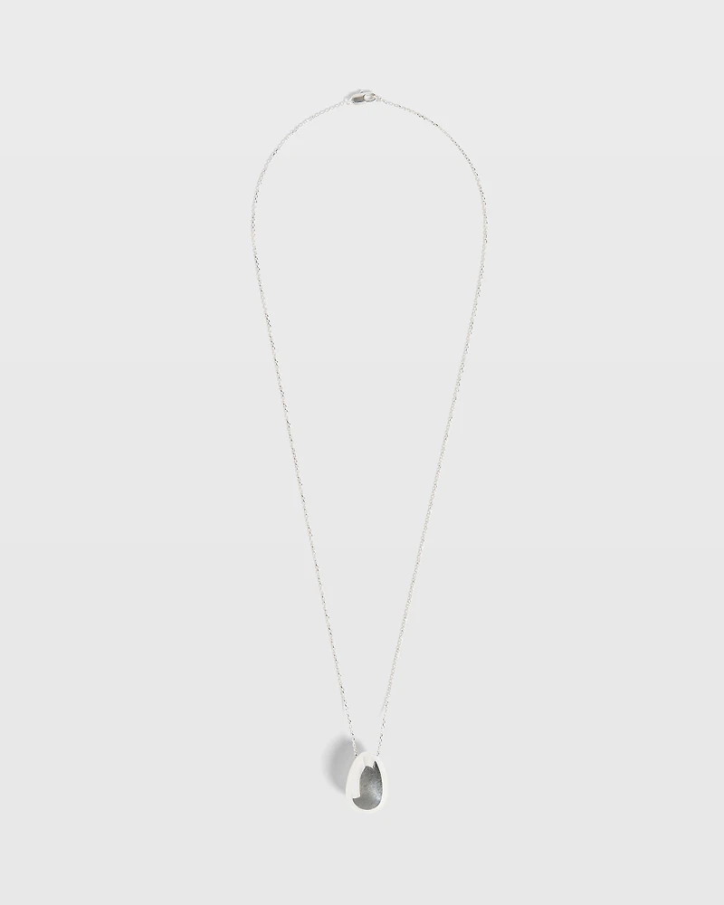 Chunky Teardrop Pendant Necklace